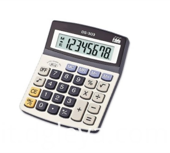 Calcolatrice elettronica da ufficio a 8 cifre 8-digit Office Electronic Calculator